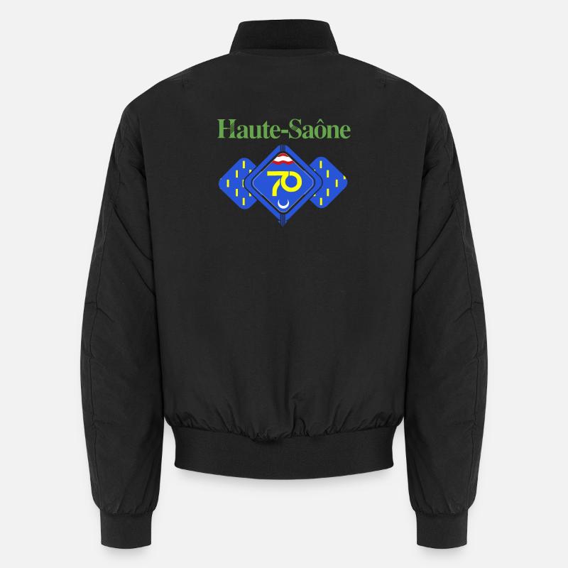 Haute-Saône - Unisex Bomberjacke - Schwarz