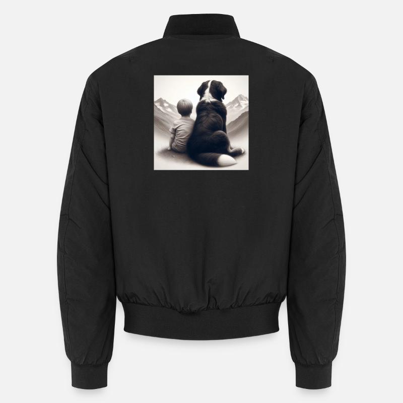Bernese mountain dog Unisex Bomber Jacket