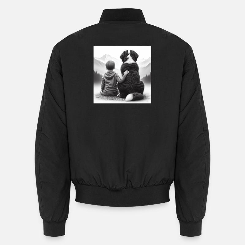 Berner Sennenhund Unisex Bomberjacke