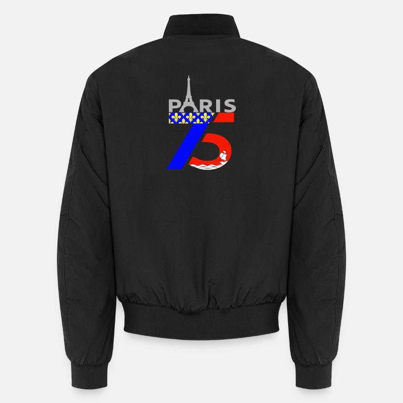 Paris - Unisex Bomberjacke - Schwarz