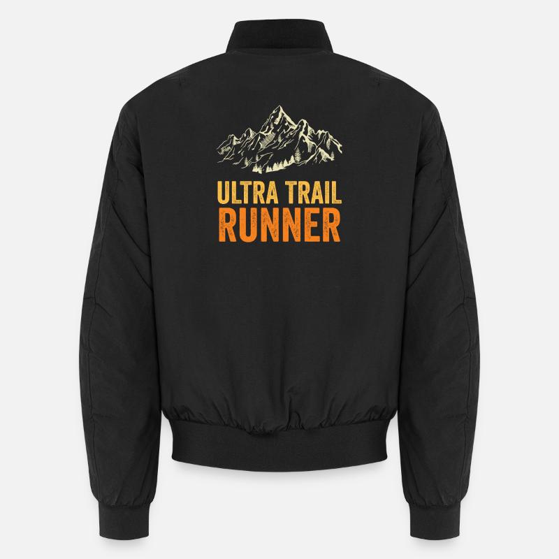 Ultra-Trailrunner - Unisex Bomberjacke - Schwarz