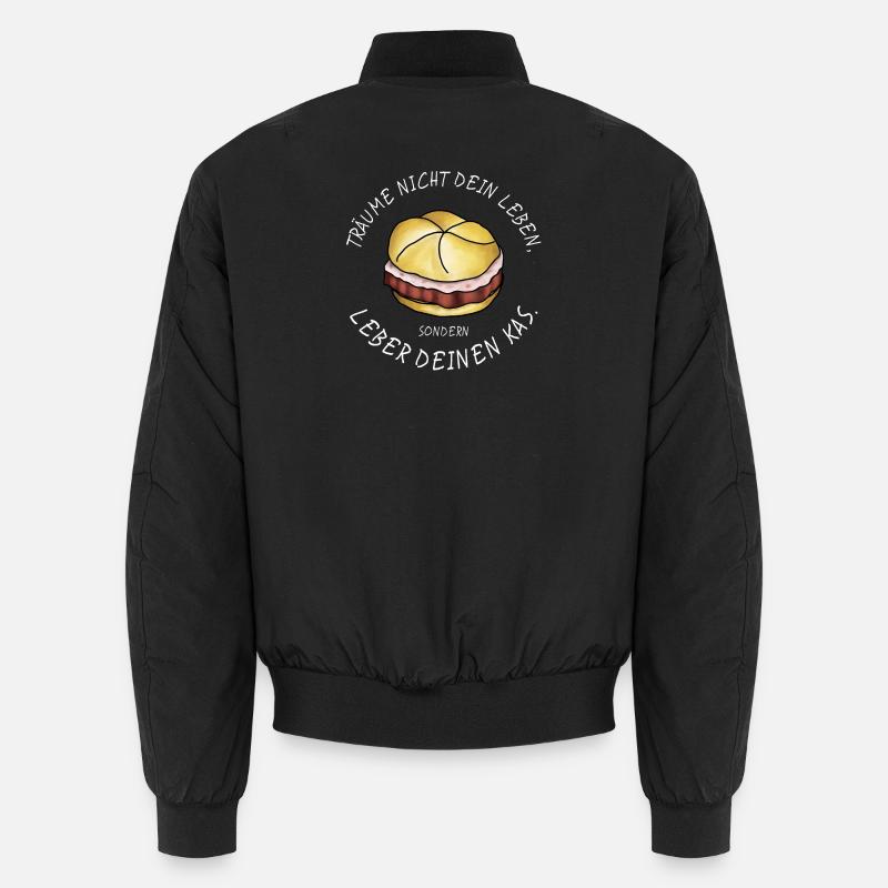 träume nicht dein leben sondern leber deinen Kas Unisex Bomberjacke