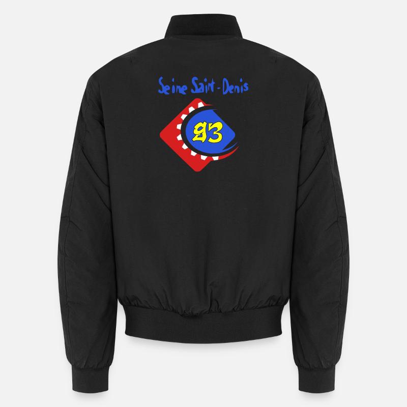 Seine Saint Denis - Unisex Bomberjacke - Schwarz