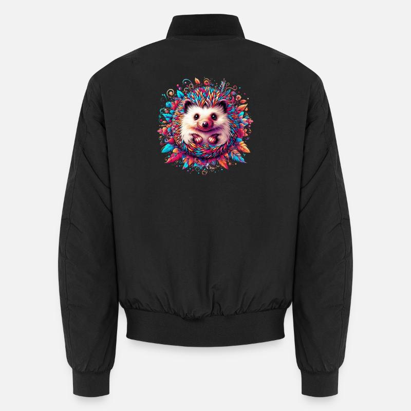 Hedgehog Unisex Bomber Jacket