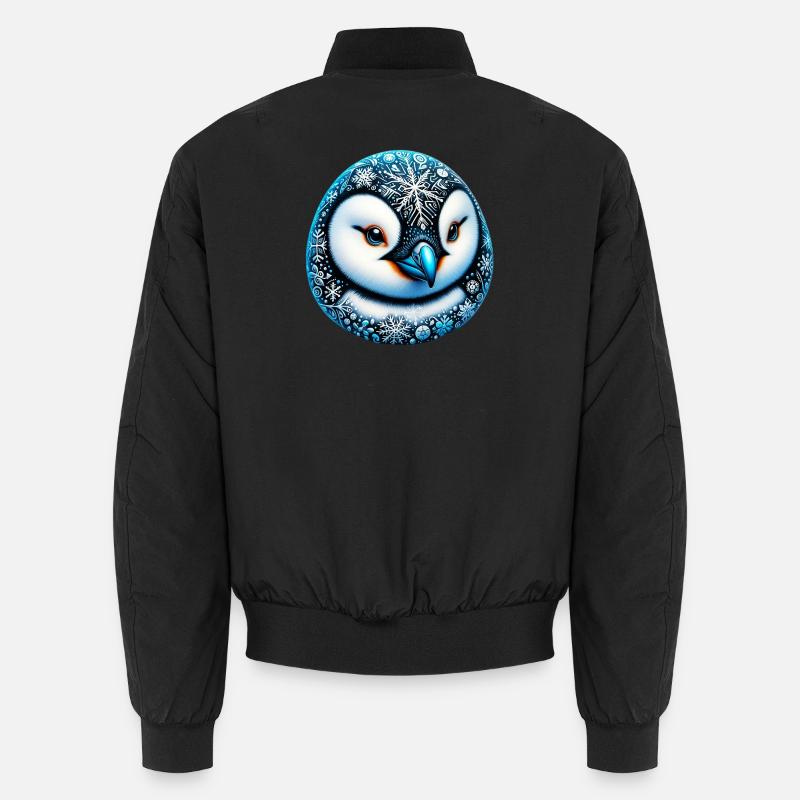 Pingouin flocon de neige flocons de neige Bomber unisexe