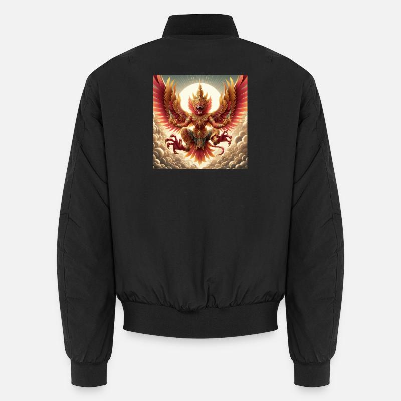 Garuda - Unisex Bomber Jacket - black