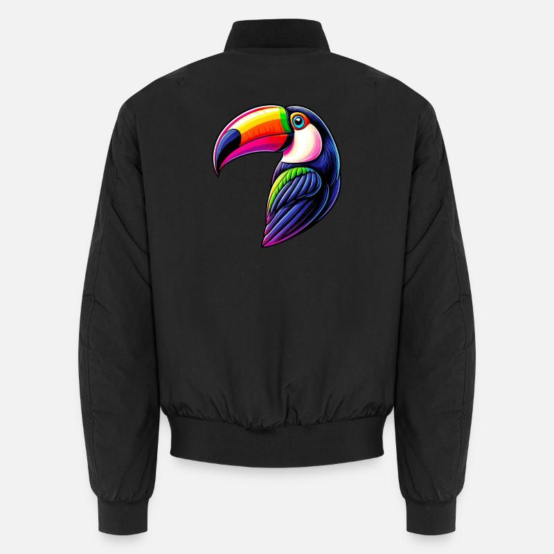 Tukan - Unisex Bomberjacke - Schwarz