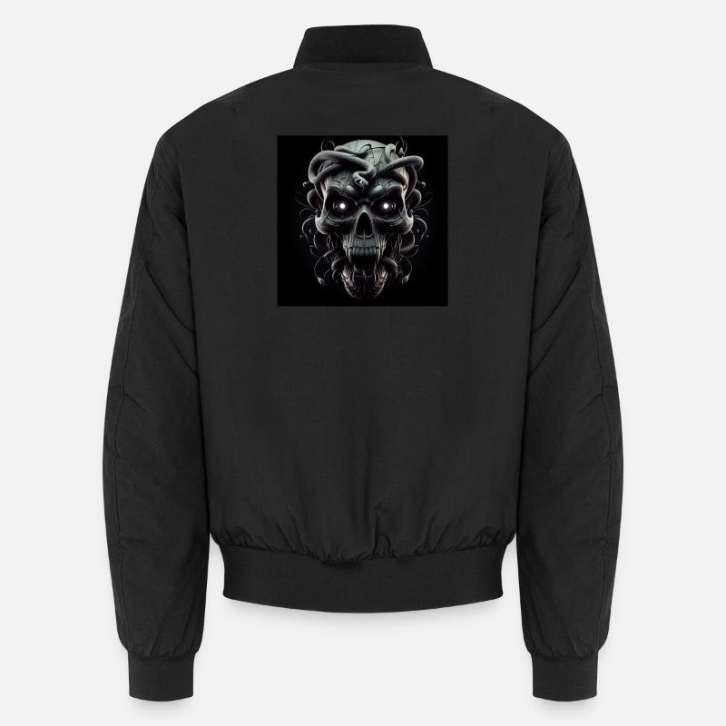 Crâne et serpents 3D Bomber unisexe