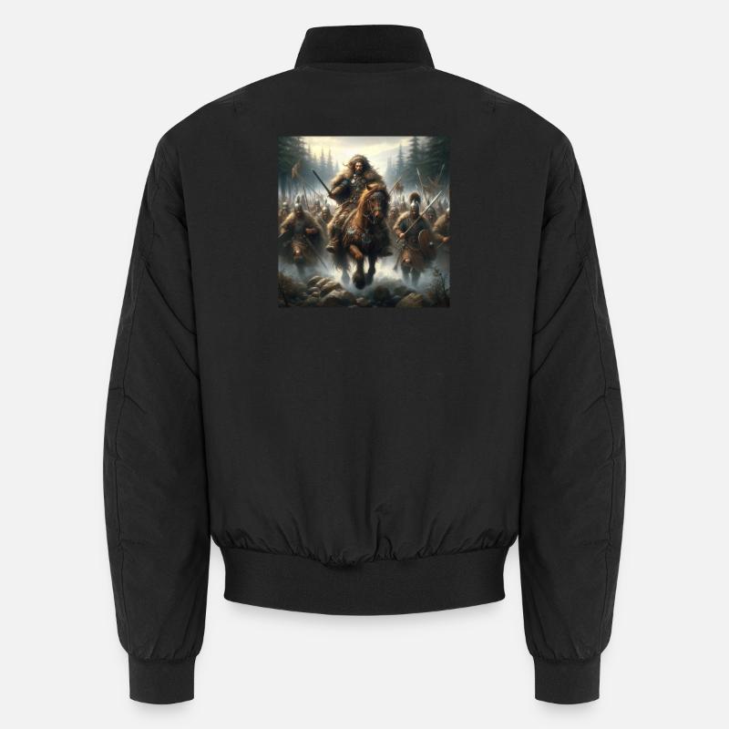 Krieger kantabrischer Stämme - Unisex Bomberjacke - Schwarz