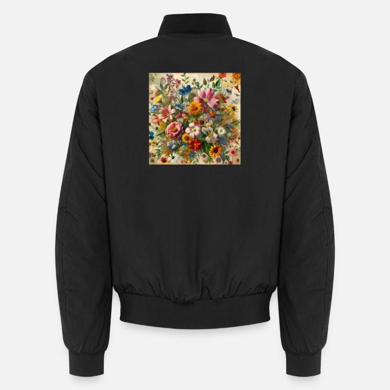 Flowers Unisex Bomber Jacket