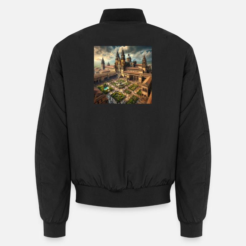 Cathédrale de Saint-Jacques-de-Compostelle Bomber unisexe