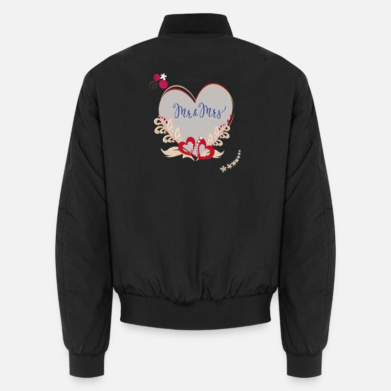 Hochzeit Married Unisex Bomberjacke