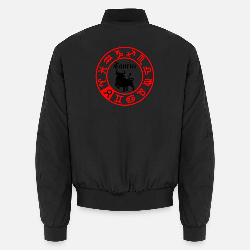 Zwölf Sternzeichen Stier Stier Unisex Bomberjacke