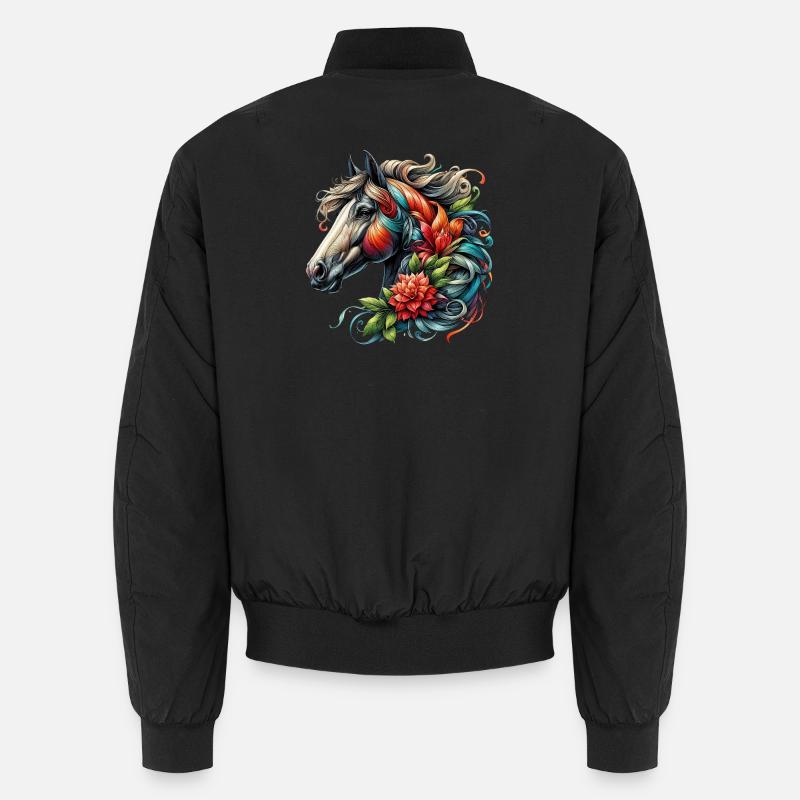 Horse Unisex Bomber Jacket