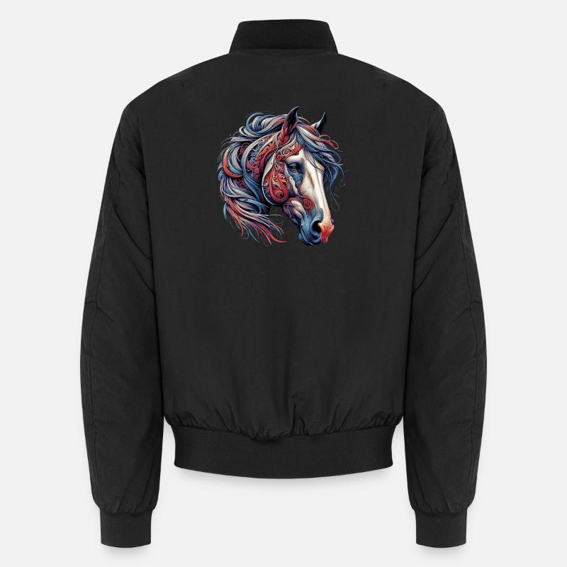 Pferd Unisex Bomberjacke