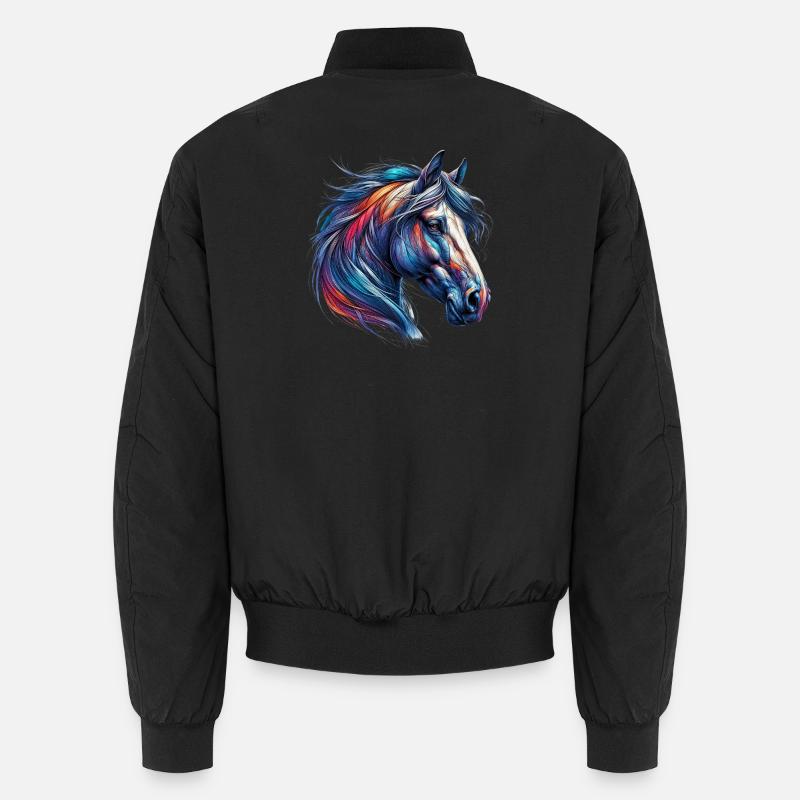Pferd Unisex Bomberjacke