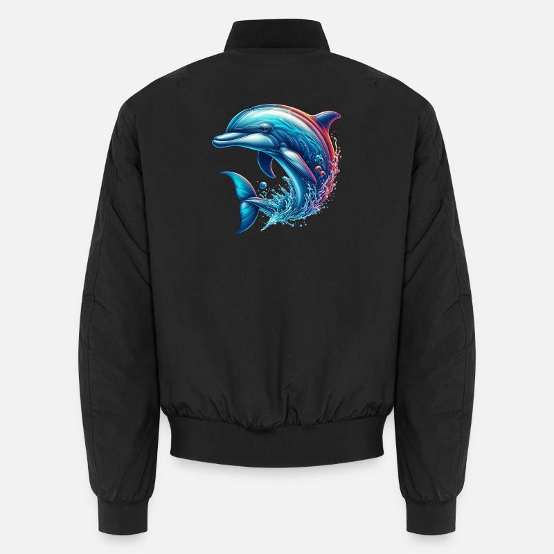 Delfin Unisex Bomberjacke