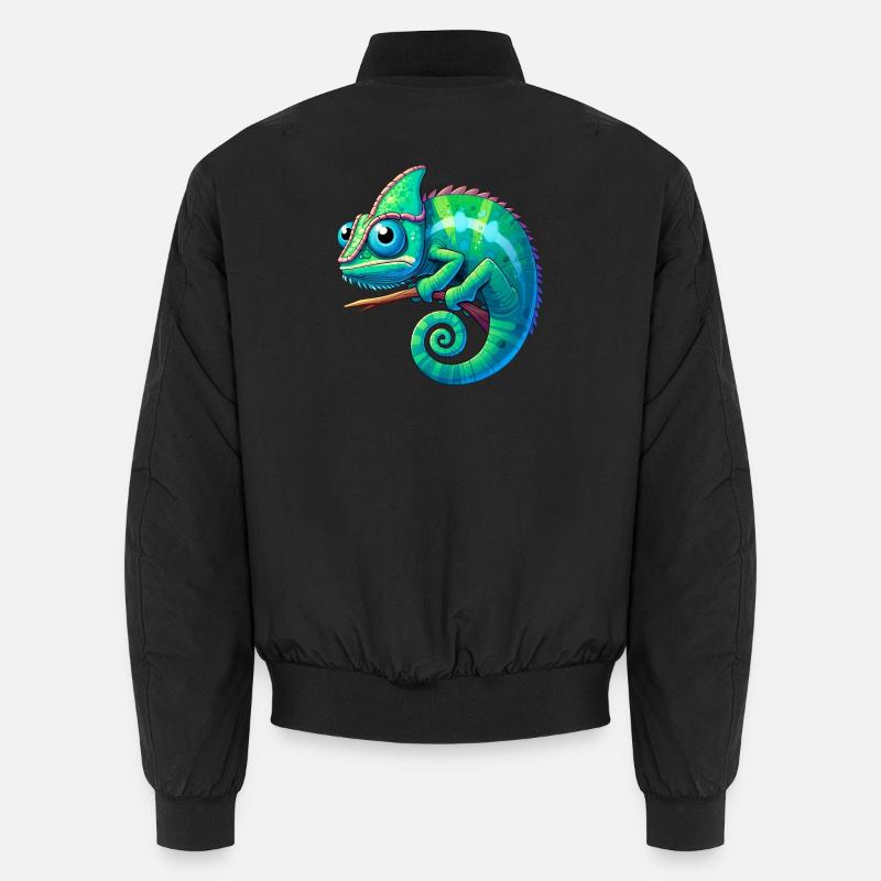 Caméléon - Bomber unisexe - noir