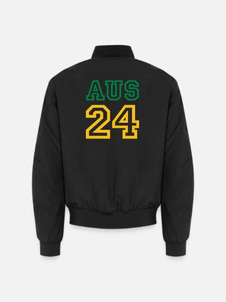Australia Australien - Unisex Bomber Jacket - black
