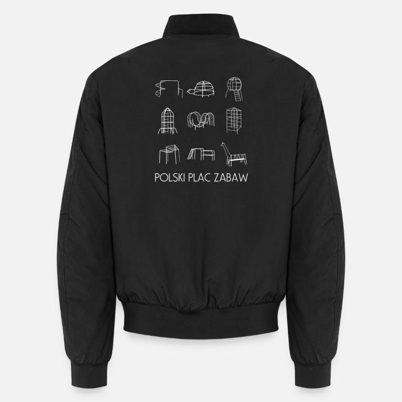 Plac Zabaw, Poland - Unisex Bomber Jacket - black