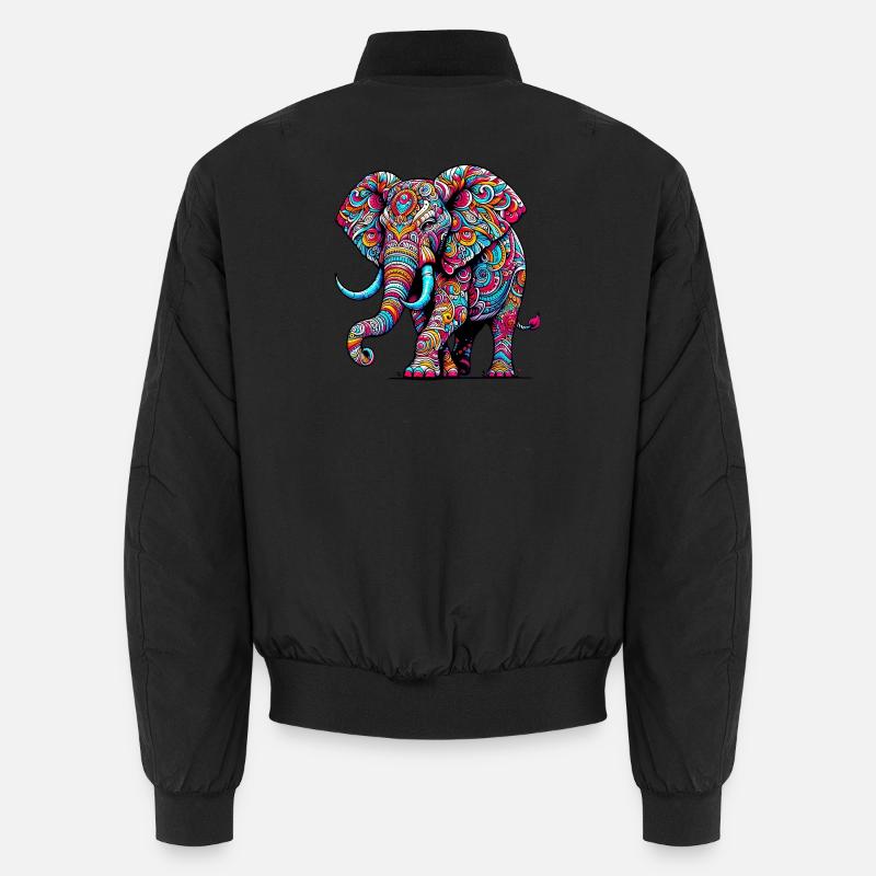 Elefant Unisex Bomberjacke