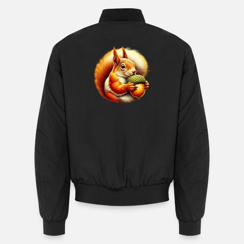 Eichhörnchen Unisex Bomberjacke