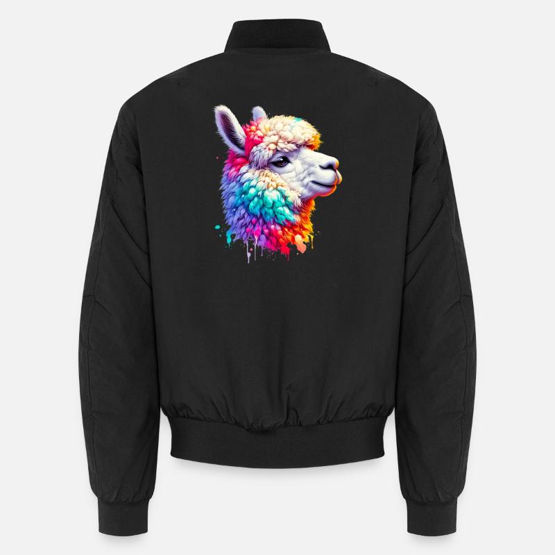 Alpaca Unisex Bomber Jacket