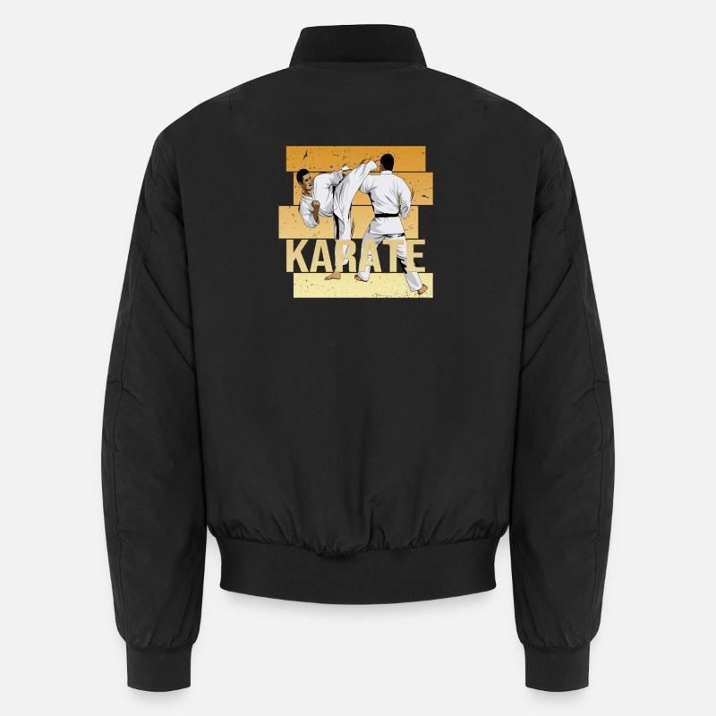 Karate - Unisex Bomberjacke - Schwarz