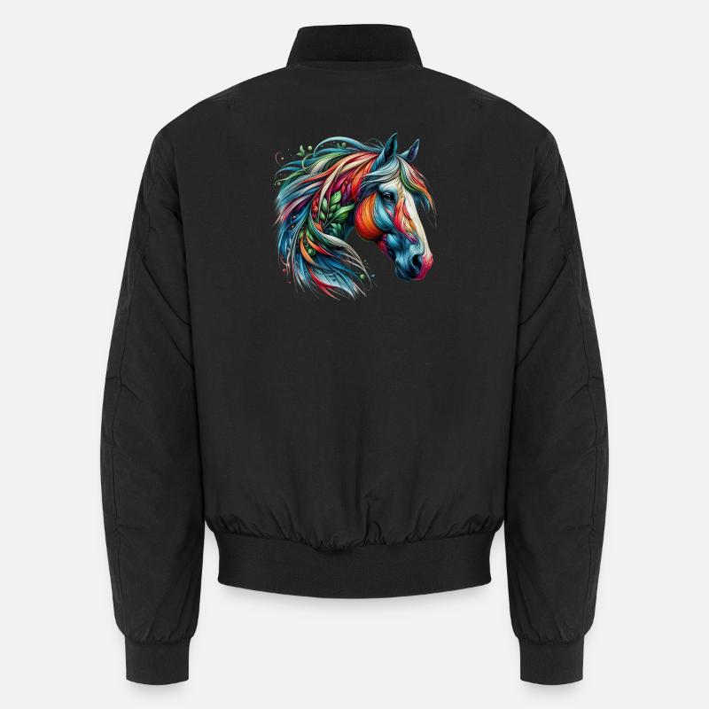 Horse Unisex Bomber Jacket