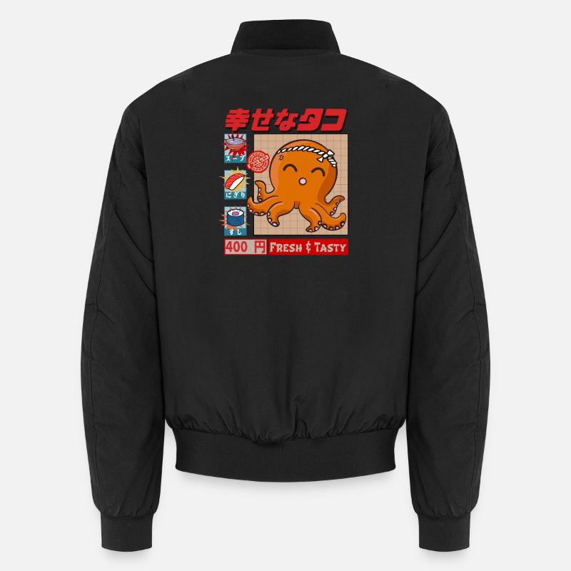 Happy Squid - Fresh & tasty Unisex Bomber Jacket