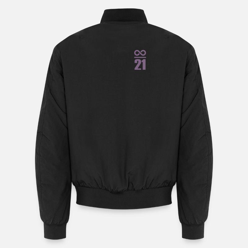 Bitcoin Sprüche Wertspeicher Unendlich 21 Millione Unisex Bomberjacke