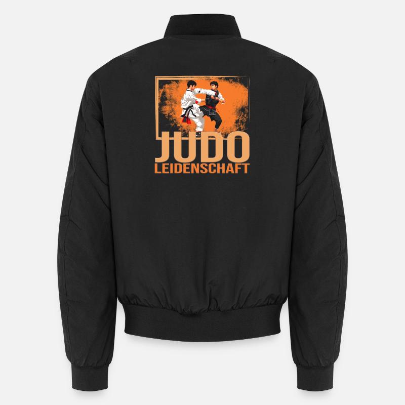 Judo Leidenschaft - Unisex Bomberjacke - Schwarz