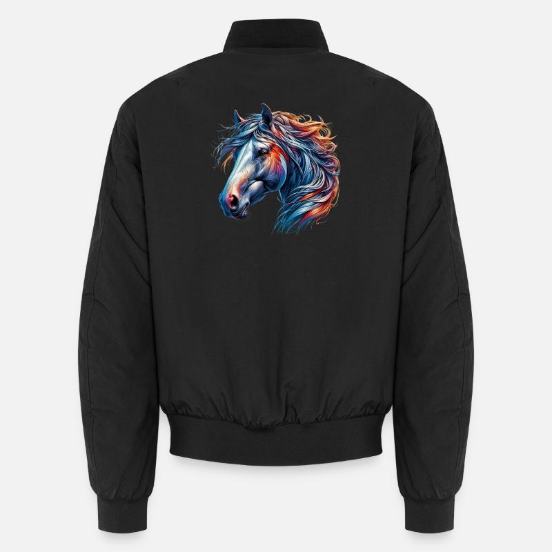 Cheval - Bomber unisexe - noir
