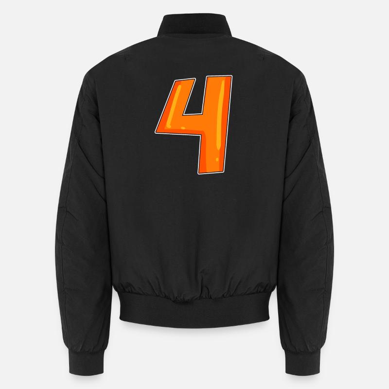 4 - Unisex Bomberjacke - Schwarz