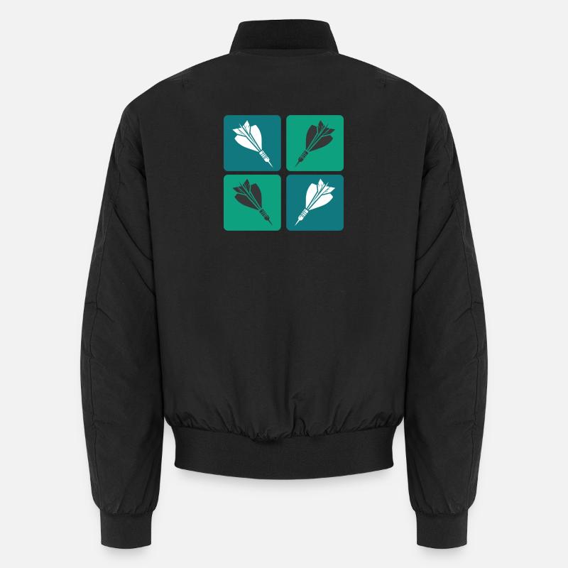 Dart Design - Unisex Bomberjacke - Schwarz