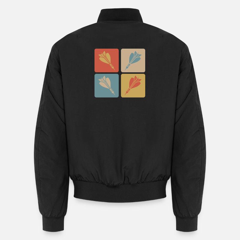 Dart Design - Unisex Bomberjacke - Schwarz