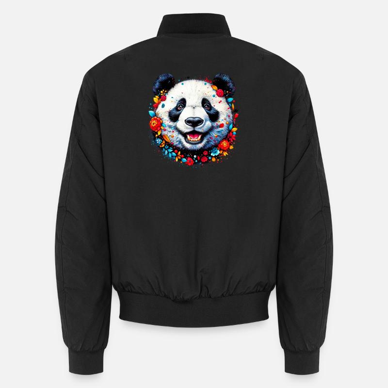 Panda - Bomber unisexe - noir