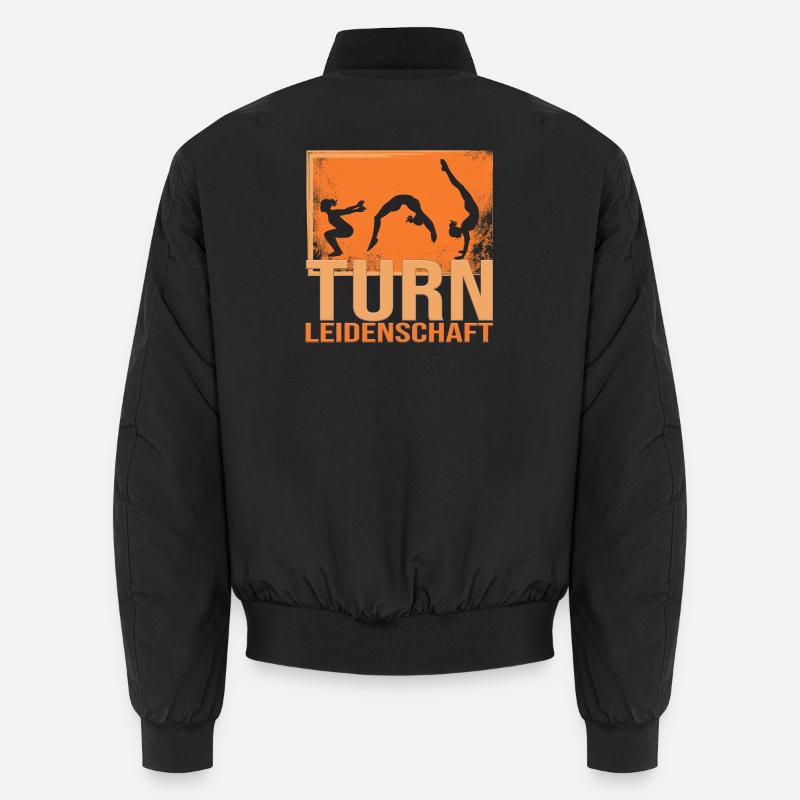 Turn Leidenschaft - Unisex Bomberjacke - Schwarz