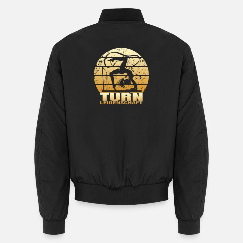 Turn Leidenschaft - Unisex Bomberjacke - Schwarz