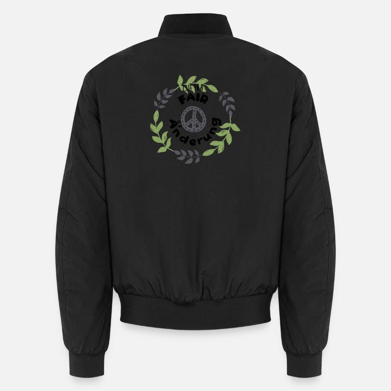 zeit für fair änderung umweltschutz statement Unisex Bomberjacke