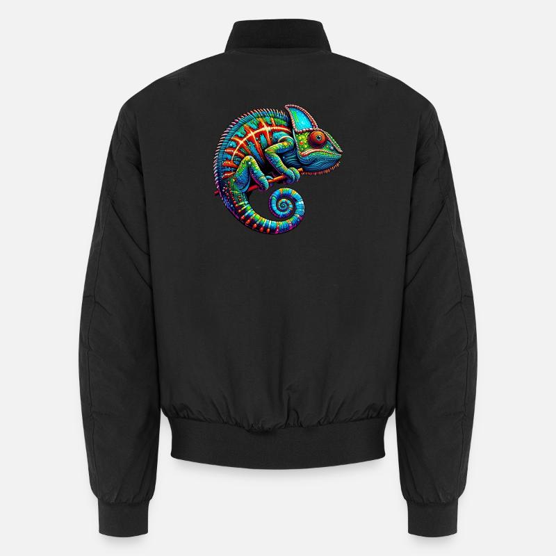 Caméléon - Bomber unisexe - noir