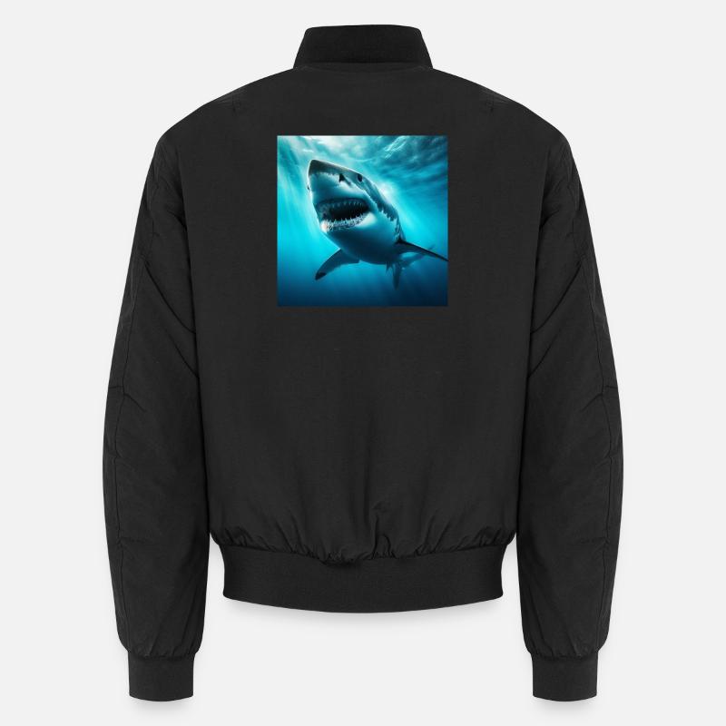 Great White Shark Unisex Bomber Jacket