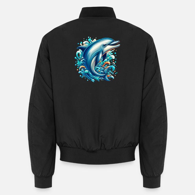 Delfin Unisex Bomberjacke