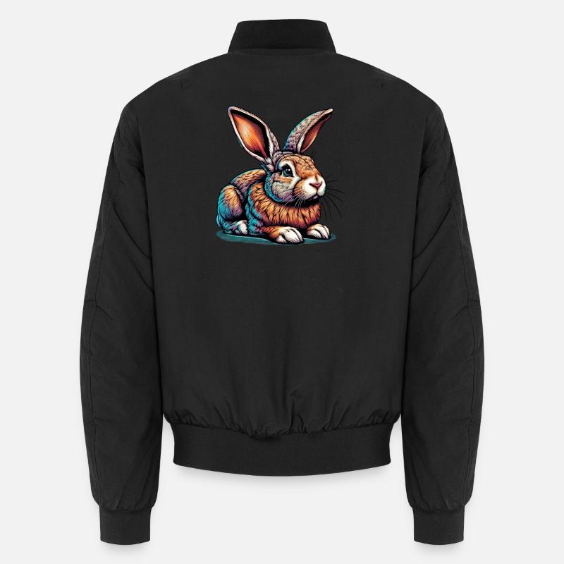 Rabbit Unisex Bomber Jacket