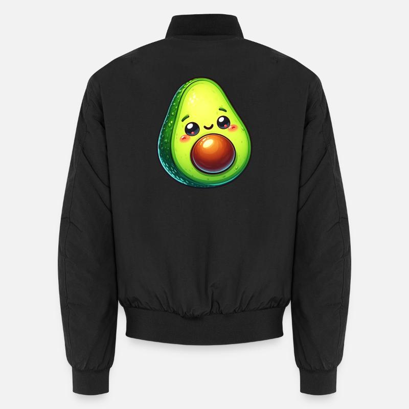Avocado - Unisex Bomberjacke - Schwarz