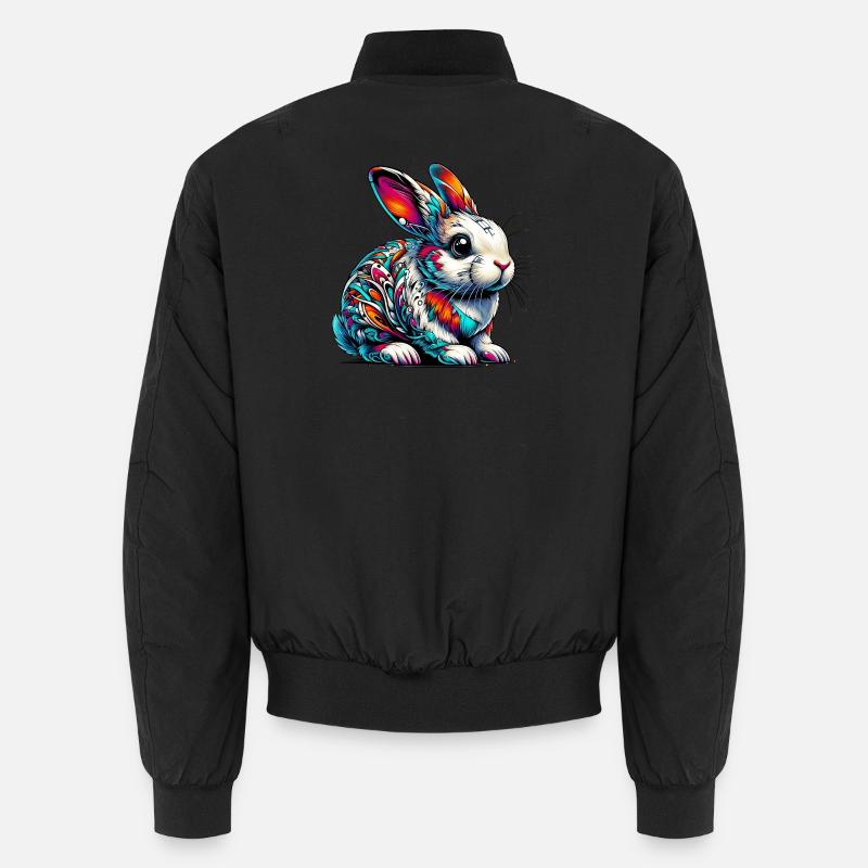 Rabbit Unisex Bomber Jacket