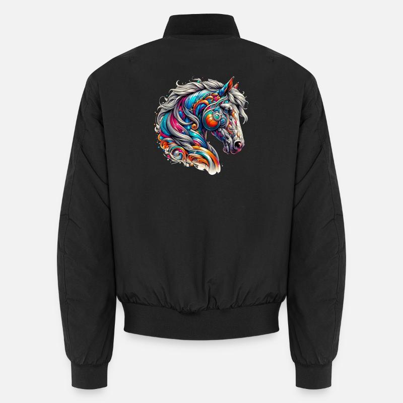Cheval - Bomber unisexe - noir