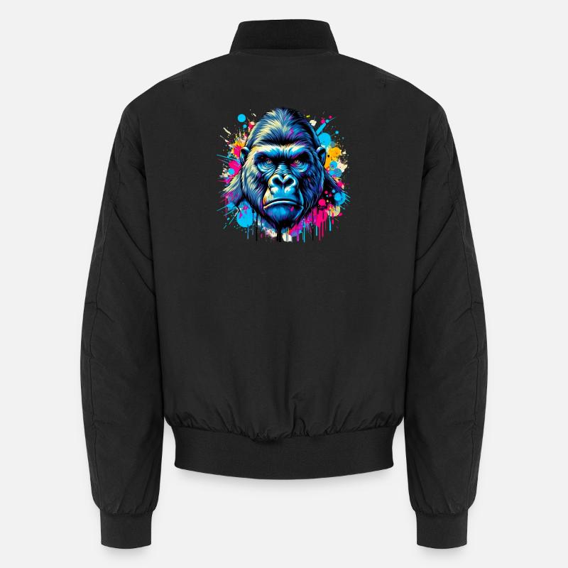 Gorilla - Unisex Bomber Jacket - black