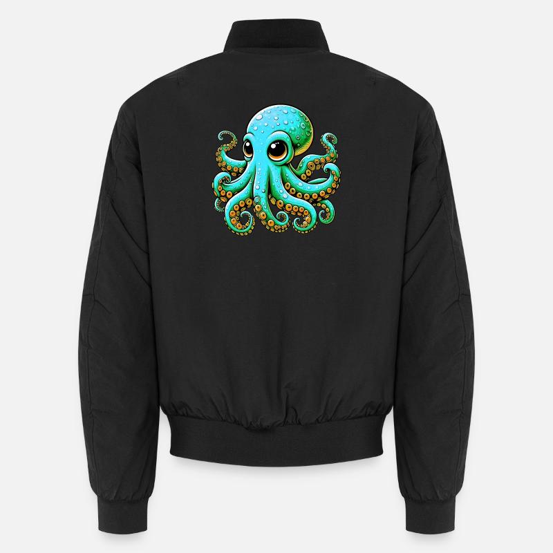 Pieuvre Bomber unisexe