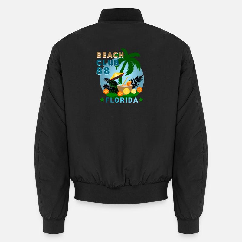 BEACH CLUB florida Unisex Bomber Jacket